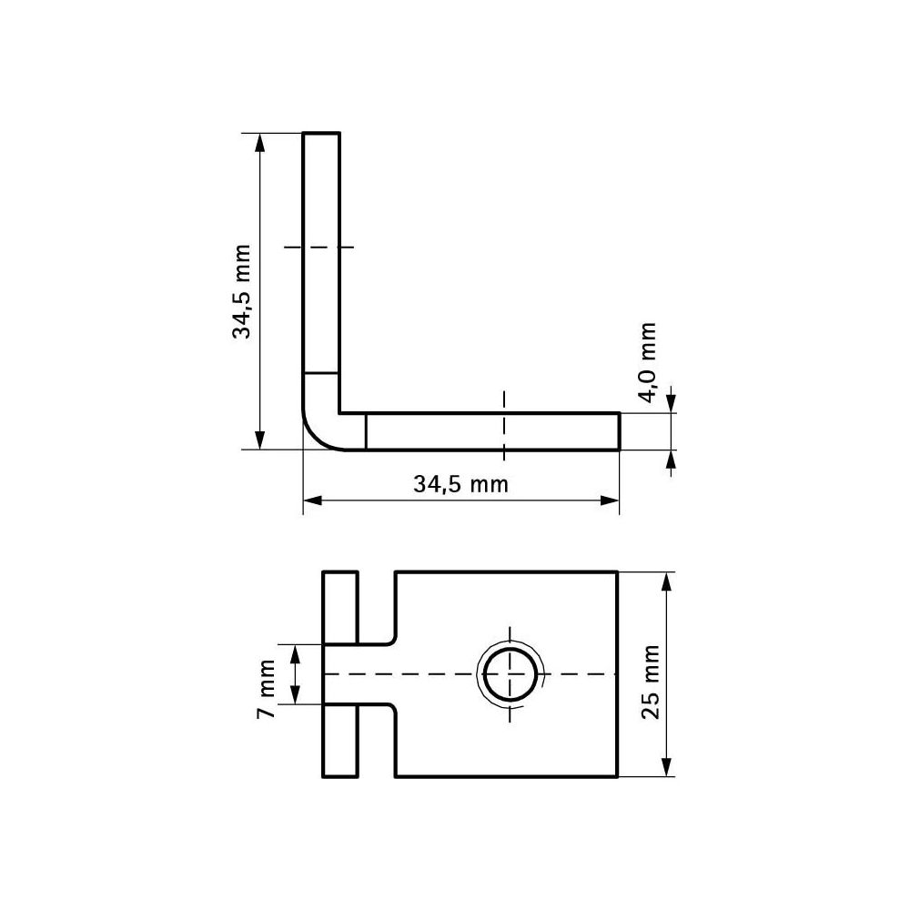 Walraven Schiebemutter rechtwinklig M8, 35x35x25mm für RapidRail-Schienen, elektrolyt... WALRAVEN-6513709 8712993283637 (Abb. 4)