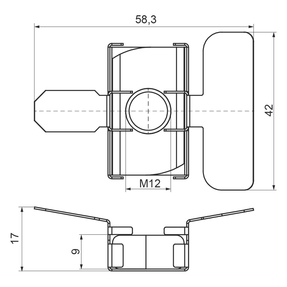 Walraven Maxx Flügelmutter M12, Stahl 1.0332, Edelstahl, 651867112... WALRAVEN-651867112 8719942088619 (Abb. 4)
