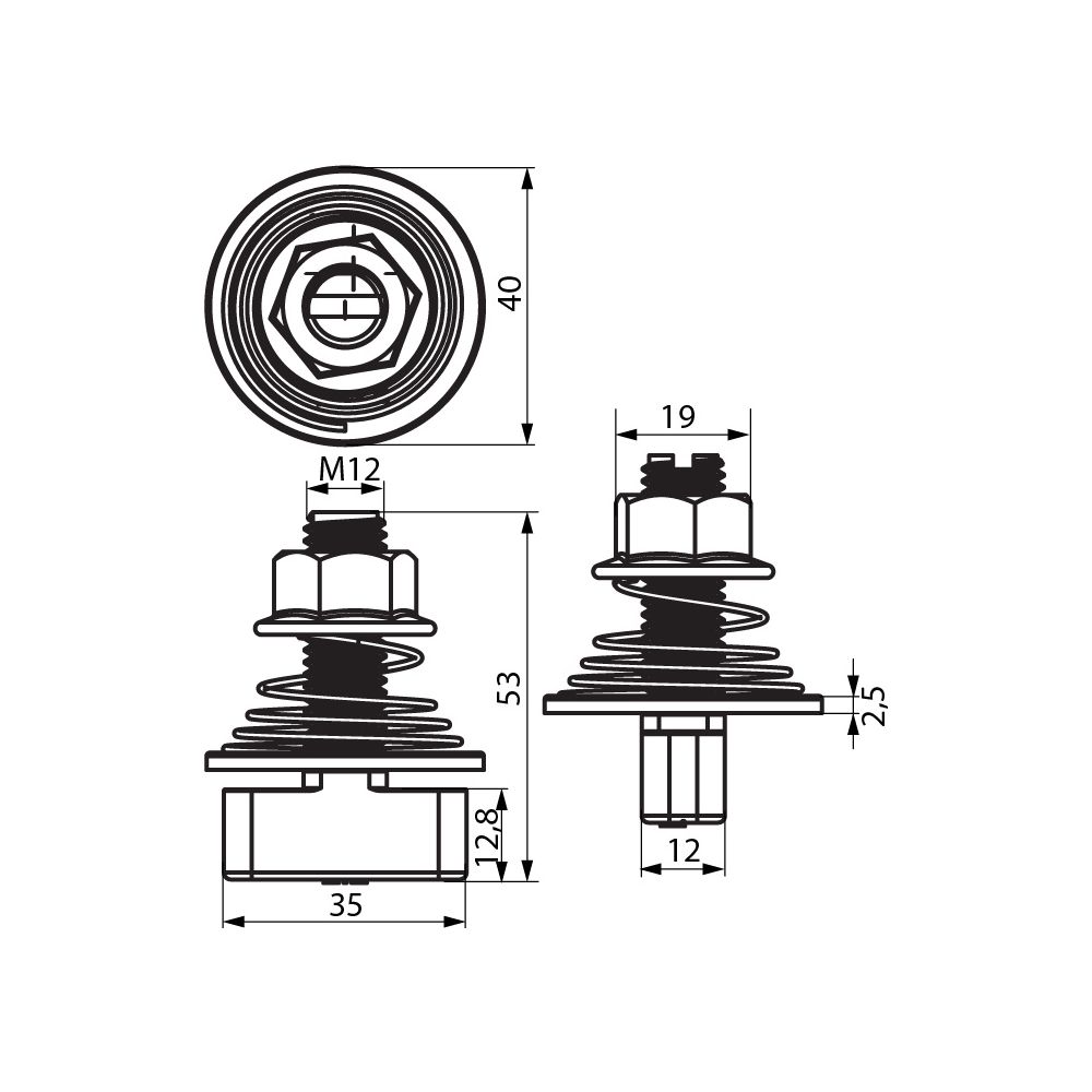 Walraven Maxx Hammerfix M12x40mm, feuerverzinkt, 65219214... WALRAVEN-65219214 8719942036634 (Abb. 4)