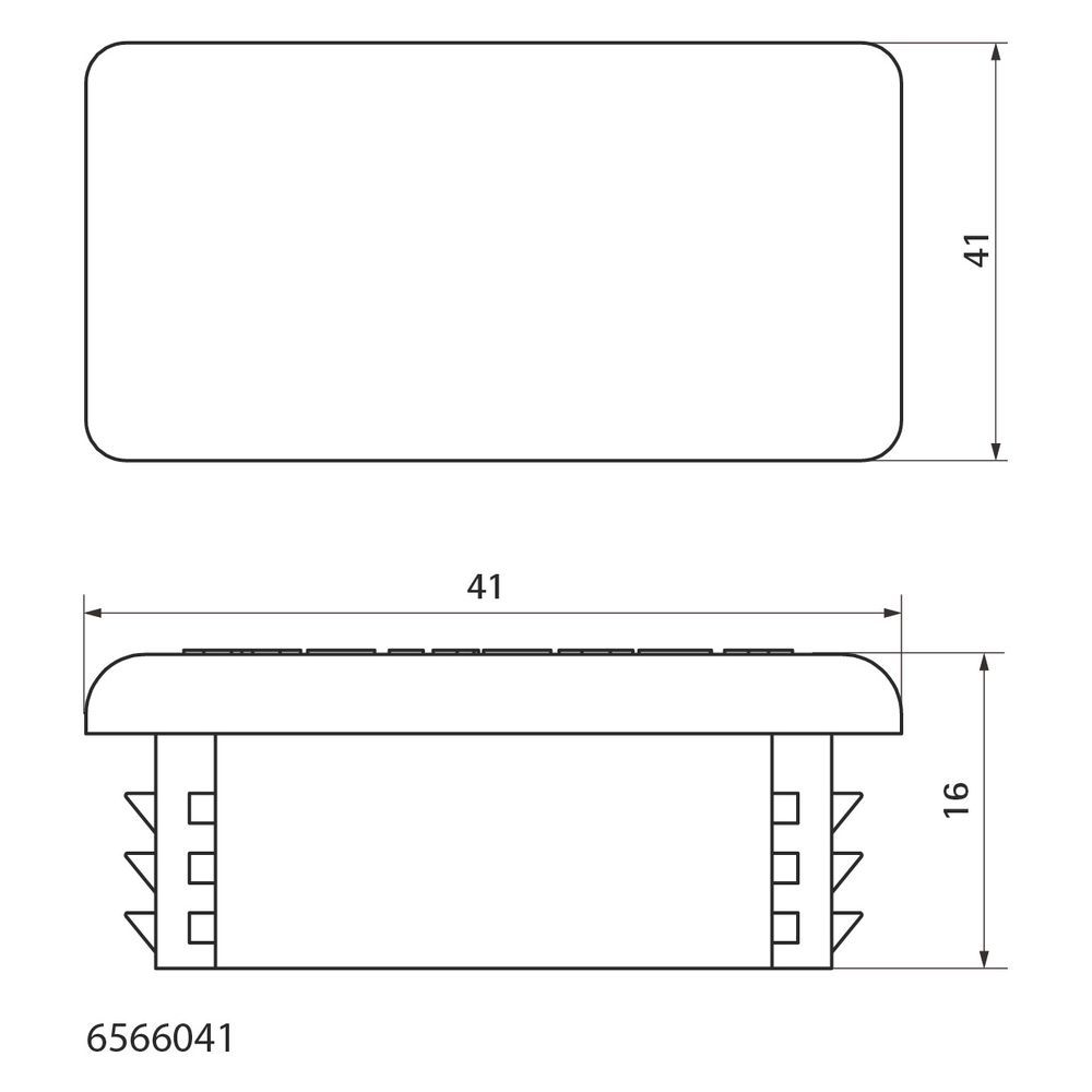 Walraven Strut Schienenendstopfen für Schiene 41x41mm, Polyethylen, Grün... WALRAVEN-6566041 8712993084210 (Abb. 4)