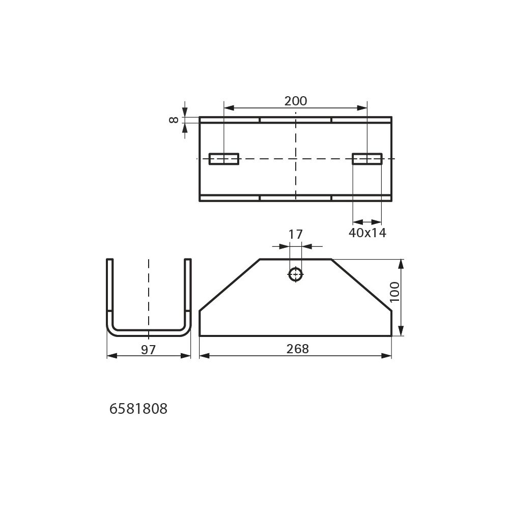 Walraven Maxx Grundplatte BP80H, für Profil MX80, 268x97mm, feuerverzinkt... WALRAVEN-6581808 8719942125864 (Abb. 4)