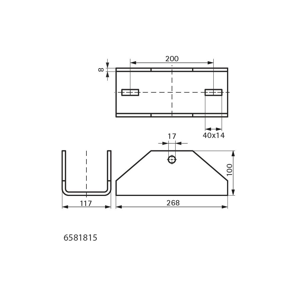 Walraven Maxx Grundplatte BP100H, für Profil MX100, 268x117mm, feuerverzinkt... WALRAVEN-6581815 8719942088572 (Abb. 4)