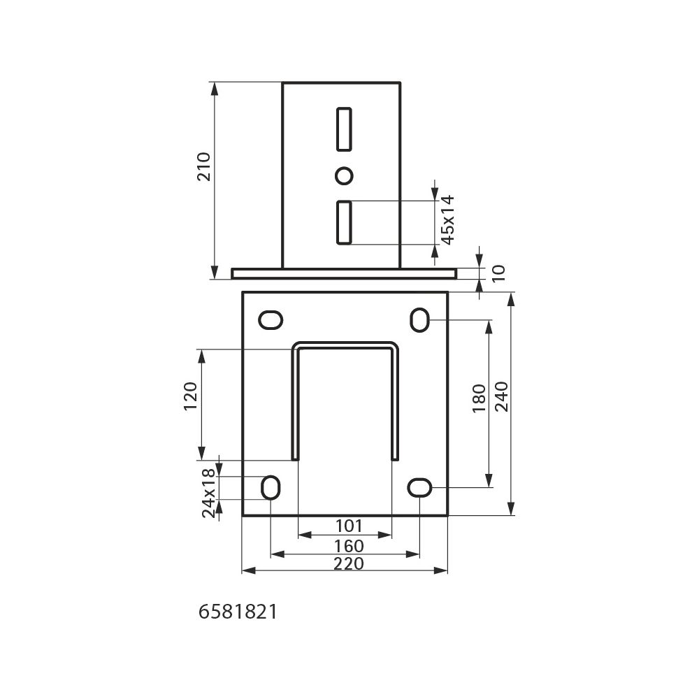 Walraven Maxx Profilfuß BP120, 240x220x210mm für Maxx-Profil 100x120mm, feuerverzinkt... WALRAVEN-6581821 8719942049450 (Abb. 4)