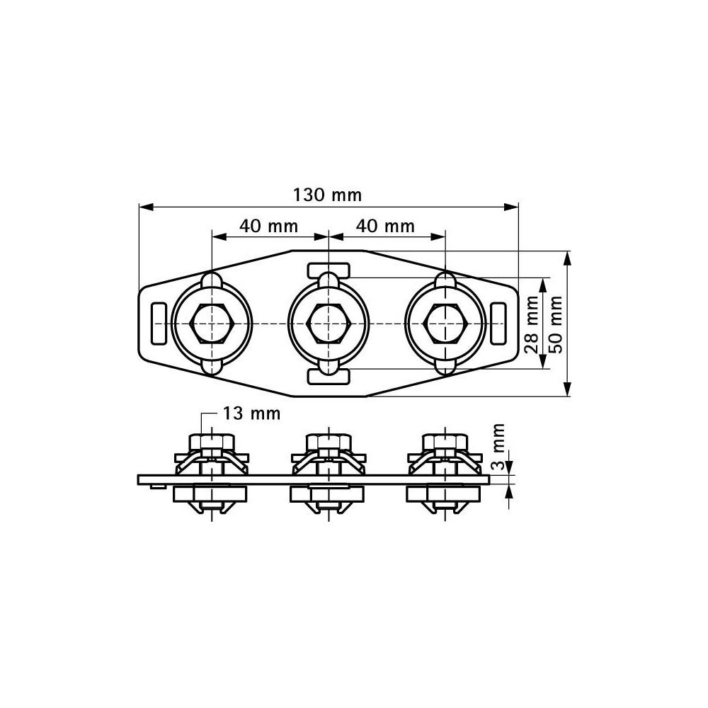 Walraven RapidRail X-Verbinder 50x130x20mm, elektrolytisch verzinkt... WALRAVEN-6584091 8712993314188 (Abb. 4)
