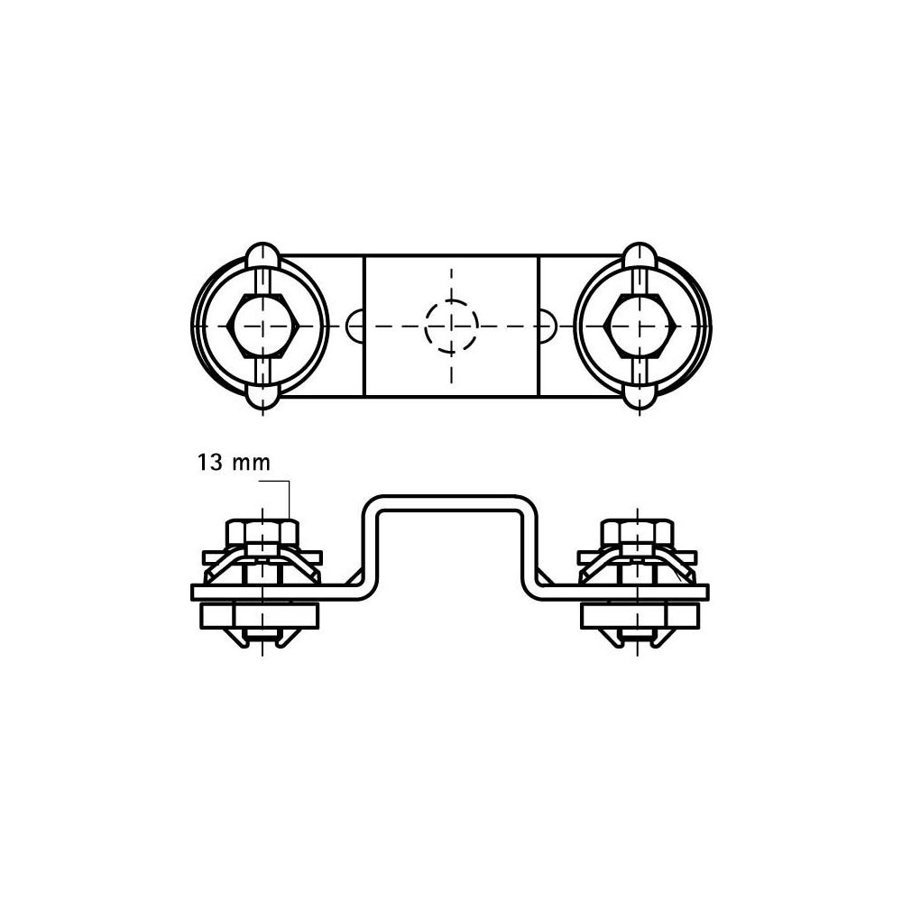 Walraven RapidRail Kreuzverbinder 30x110x20mm für 27x18mm, elektrolytisch verzinkt... WALRAVEN-6584150 8712993314294 (Abb. 4)