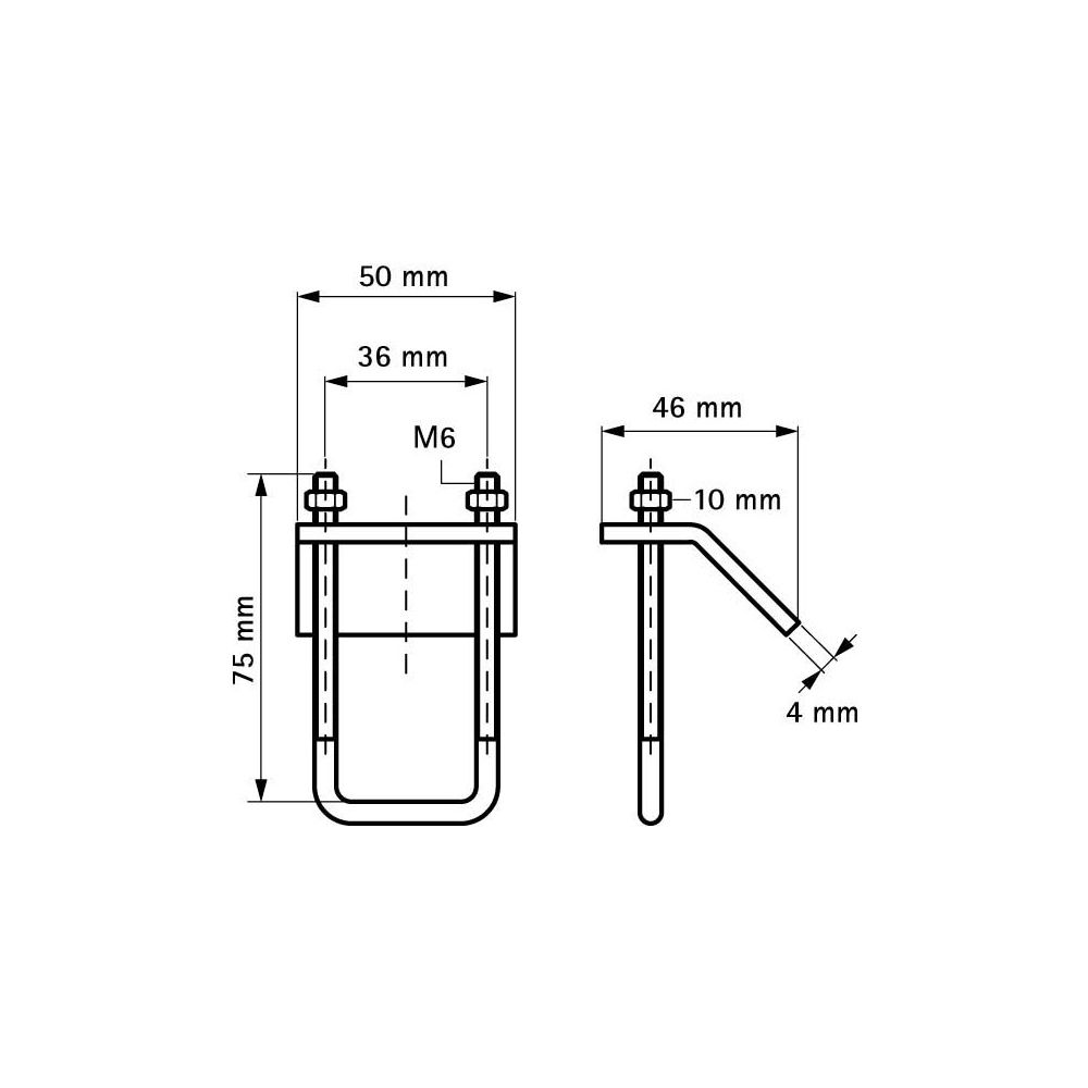 Walraven RapidRail Trägerklammer M6, Edelstahl V4A, 6587011... WALRAVEN-6587011 8712993284375 (Abb. 4)