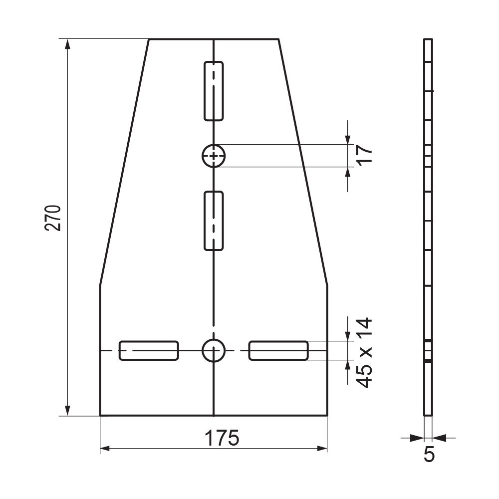 Walraven Maxx T-Verbinder TC80, 175x270x5mm für Maxx-Profile, feuerverzinkt... WALRAVEN-6589119 8719942063678 (Abb. 4)