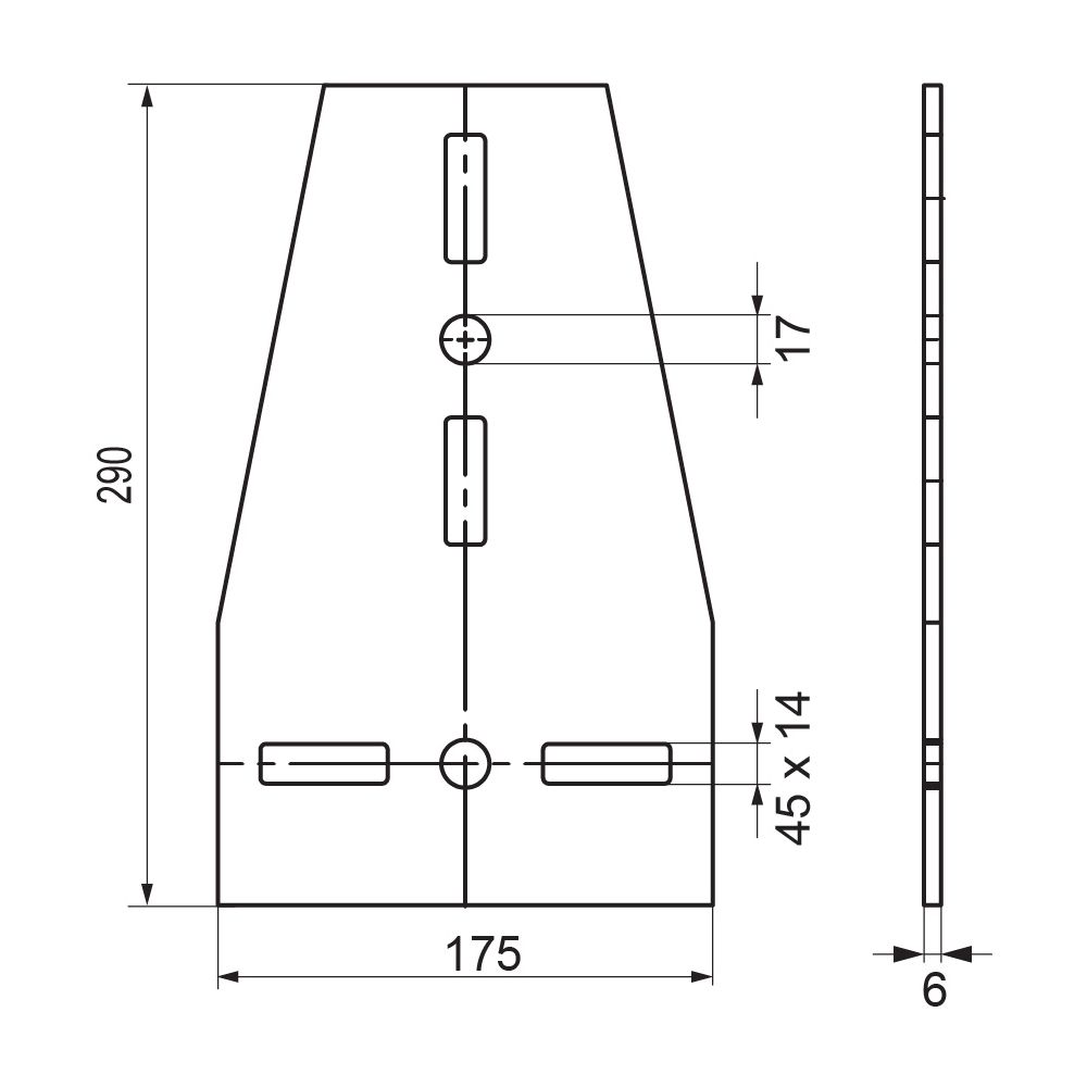 Walraven Maxx T-Verbinder TC100, 175x290x6mm für Maxx-Profile, feuerverzinkt... WALRAVEN-6589911 8719942049122 (Abb. 4)