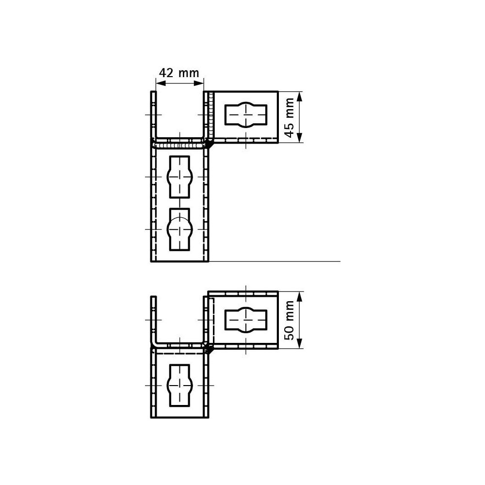 Walraven PushStrut Knopfverbinder 3D R, 111x149x45mm, elektrolytisch verzinkt... WALRAVEN-6594031 8712993984626 (Abb. 4)