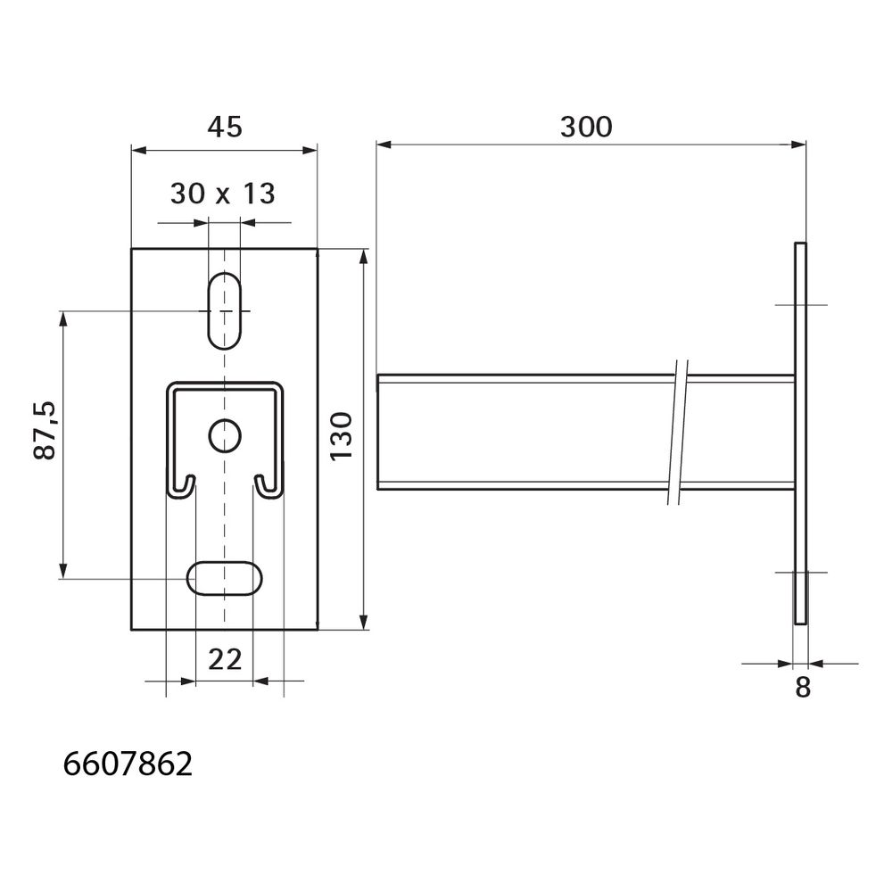 Walraven RapidStrut Wandkonsole 41x41, Länge 300mm, Edelstahl V4A... WALRAVEN-6607862 8712993313006 (Abb. 4)