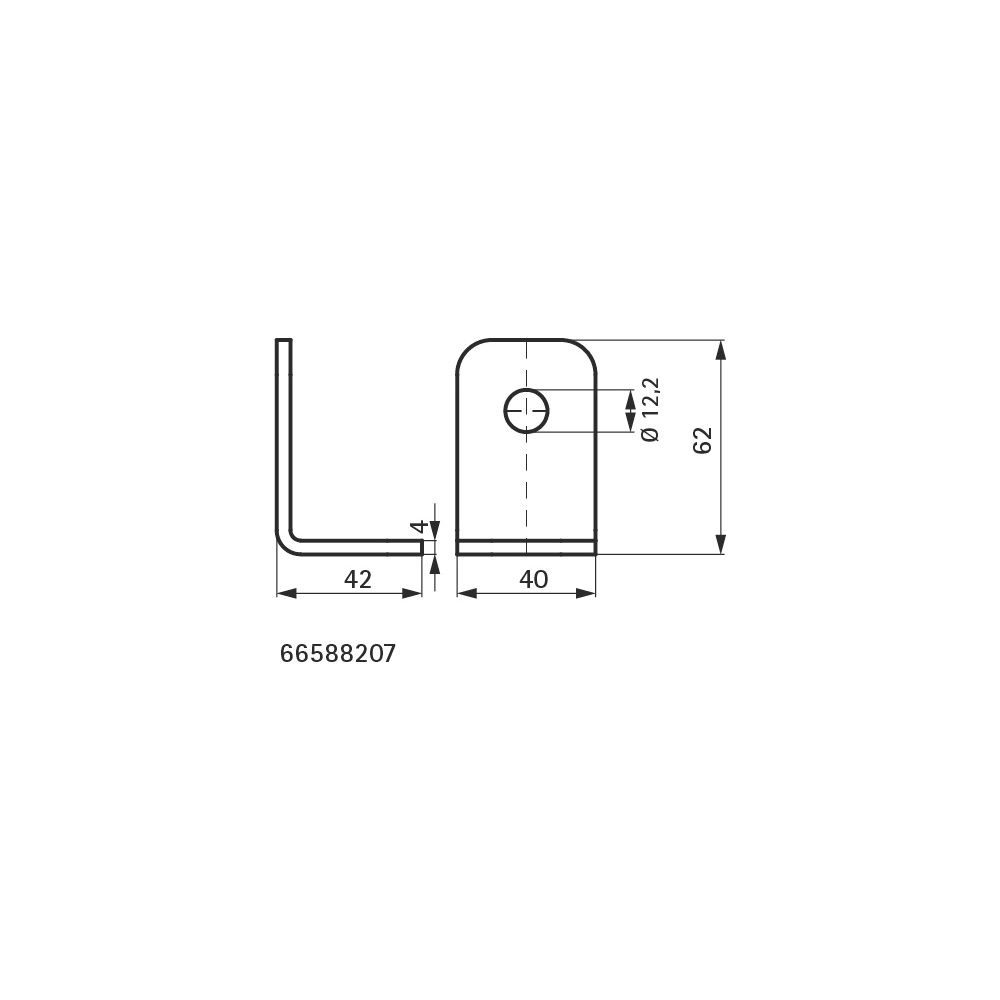 Walraven Strut Schienenverbinder 90 Grad, 42x62mm kurz/kurz 2-Loch, BUP Stahl... WALRAVEN-66588207 8712993196708 (Abb. 4)