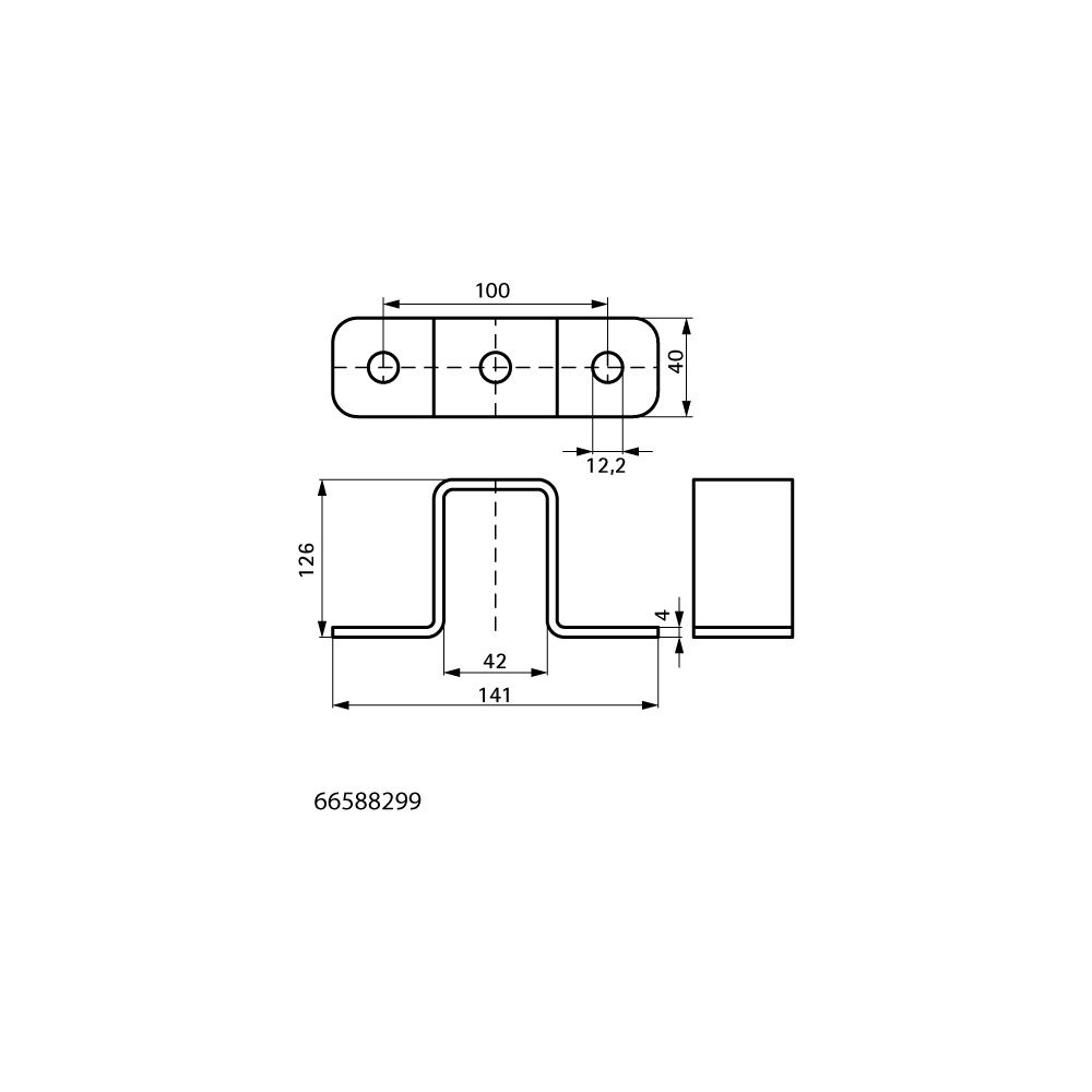 Walraven Strut Kreuzverbinder BUP, für RapidStrut Schienen 41x124mm, Stahl... WALRAVEN-66588299 8719942028783 (Abb. 4)