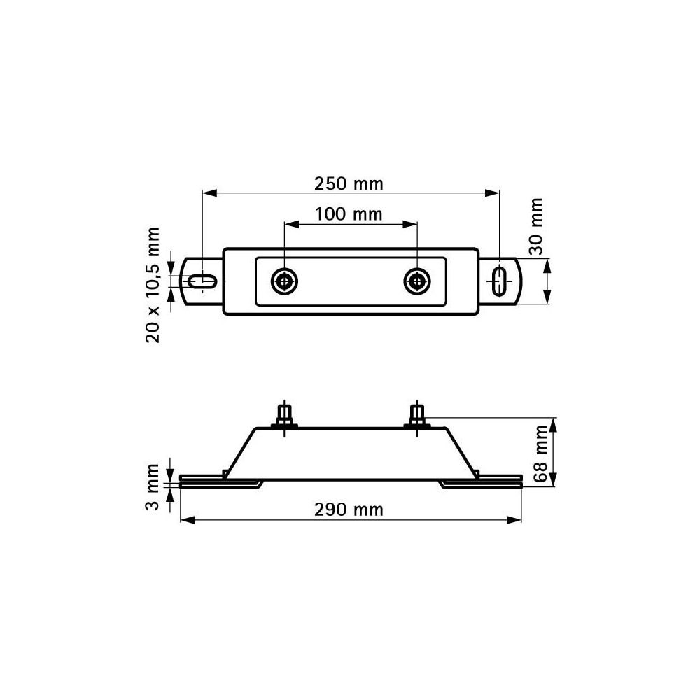 Walraven Fixpunktbefestigung dB-FiX 80, M10 bis 2" Rohre, schalldämmend, elektrolytis... WALRAVEN-6693008 8712993285013 (Abb. 4)