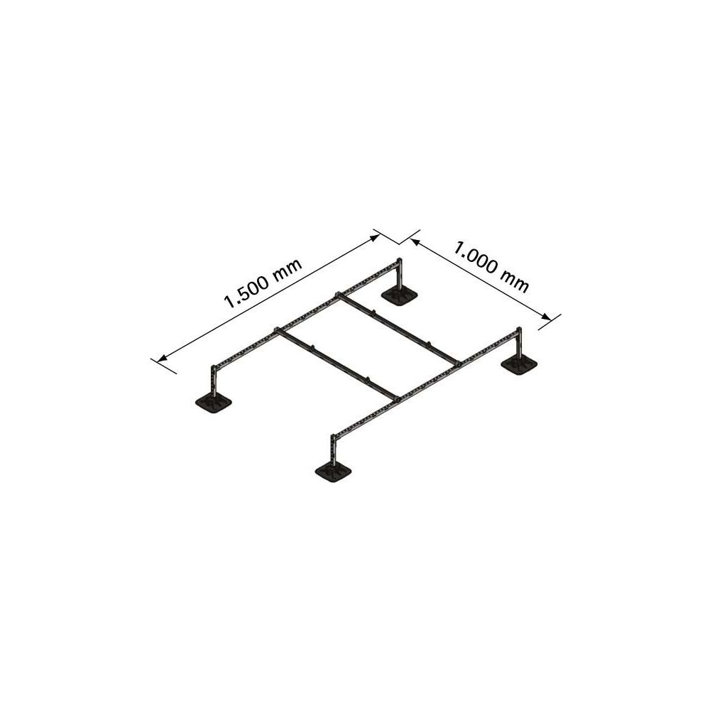 Walraven Yeti Rahmenkonstruktion 335, mit 4x Montagefuß und Matten, für Schiene DS5,... WALRAVEN-67685501 8719942081061 (Abb. 4)