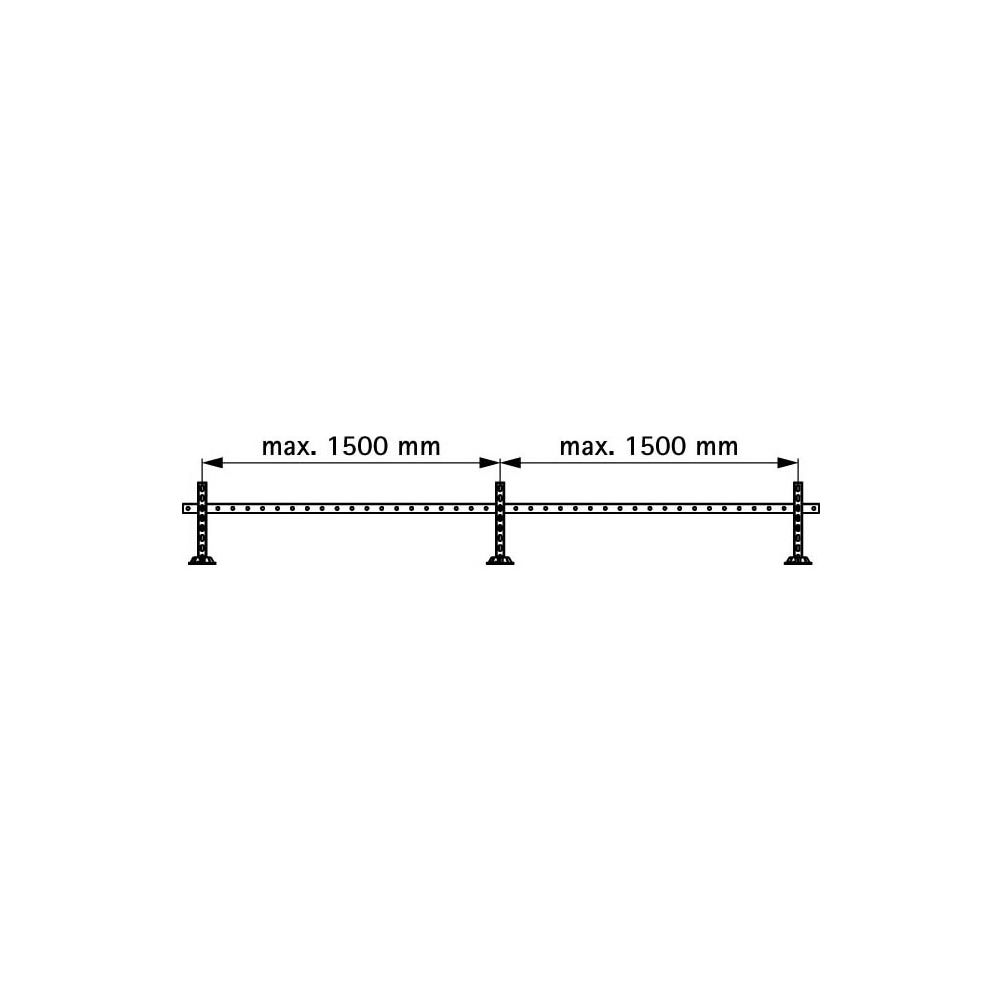 Walraven Yeti Kabelrinnen-Set 130, mit 6x Montagefuß und Matten, für Schienen 41x21m... WALRAVEN-67685534 8719942033084 (Abb. 4)