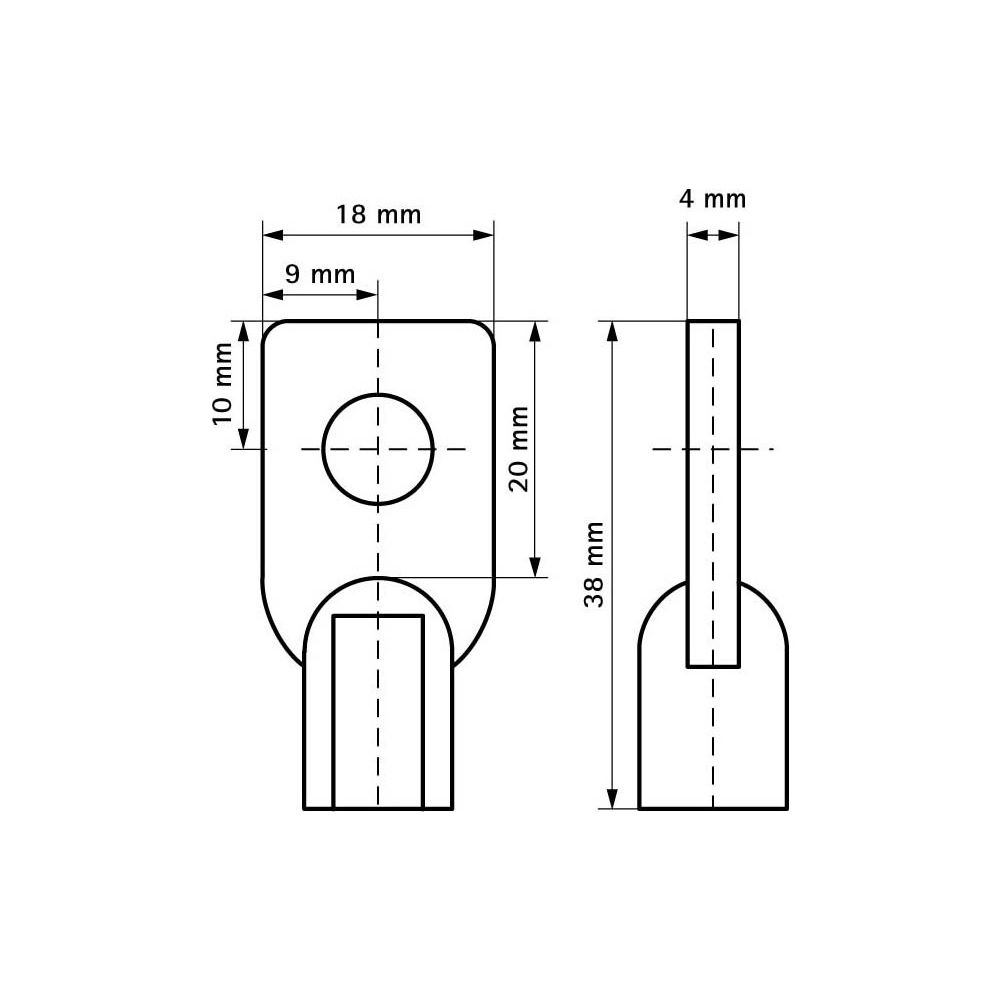 Walraven Befestigungsöse M8 Länge 38mm, zum Erstellen von Aufhängepunkten, Zamak... WALRAVEN-6803708 8712993003297 (Abb. 4)