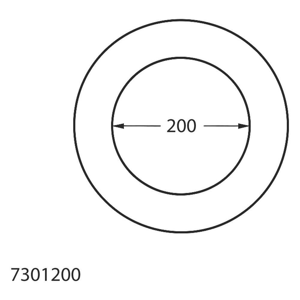 Walraven Mengering Dichtungsring A DN 200, GA-Muffe auf SML/GA, EPDM, Schwarz... WALRAVEN-7301200 8712993375318 (Abb. 4)