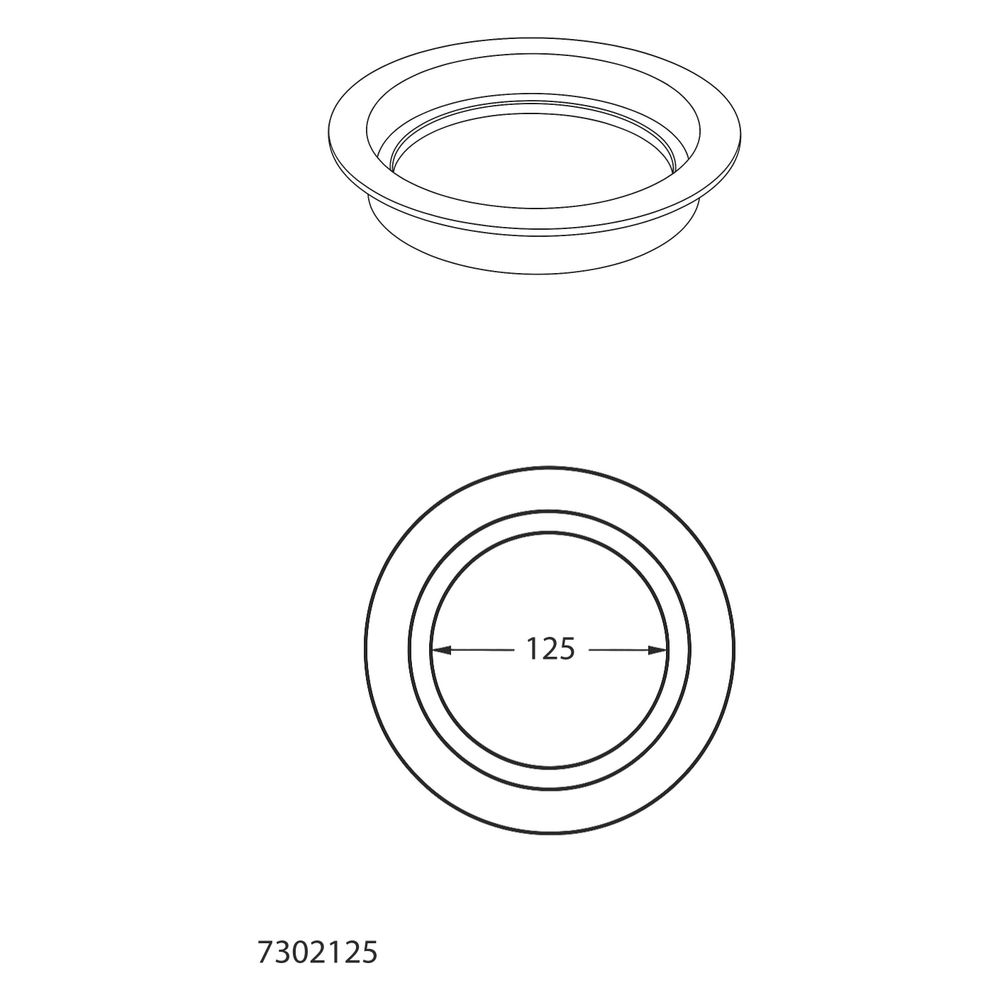 Walraven Mengering Dichtungsring IS DN 125, GA-Muffe auf HT/PE, EPDM, Schwarz... WALRAVEN-7302125 8712993375332 (Abb. 4)