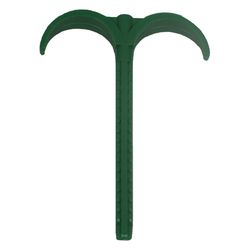 Walraven Dübelhaken doppelt 80x8mm, Breite 115mm für Rohrdurchmesser bis 28mm, PA, Gr... WALRAVEN-0852280 8712993063376 (Abb. 1)