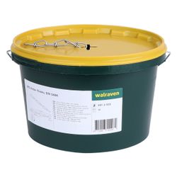 Walraven Knotenkette DIN5686, 28x5,0mm Länge 30m im Eimer Stärke 2,0mm, elektrolytisc... WALRAVEN-0912022 8712993541515 (Abb. 1)