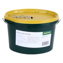 Walraven Knotenkette DIN5686, 35x6,0mm Länge 30m im Eimer Stärke 2,5mm, elektrolytisc... WALRAVEN-0912027 8712993541539 (Abb. 1)