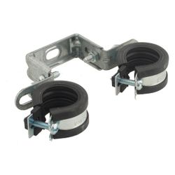 Walraven Rohrschelle Duplo KSB1, 20-23mm EPDM auf Doppelbügel, elektrolytisch verzink... WALRAVEN-3393223 8712993700967 (Abb. 1)
