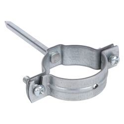 Walraven Stiftrohrschelle 40, mit Einschlagstift 80mm, für Kunststoffrohre DN 100, el... WALRAVEN-3862040 8712993363711 (Abb. 1)