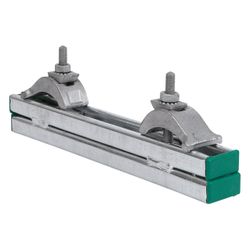Walraven Strut Trägerklemmset 41x21D, 41x110x400mm bis Flanschstärke 35mm, feuerverzi... WALRAVEN-6073400 8712993541966 (Abb. 1)