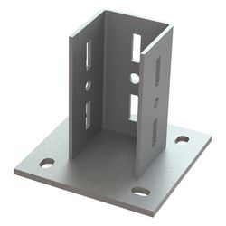 Walraven Maxx Profilfuß BP100, 220x220x210mm für Maxx-Profil 100x100mm, feuerverzinkt... WALRAVEN-6581820 8719942049443 (Abb. 1)
