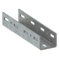Walraven Maxx Längsverbinder LC80, 380x93x71mm für Maxx-Profile, feuerverzinkt... WALRAVEN-6589318 8719942063685 (Abb. 1)