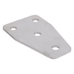 Walraven Strut Schienenverbinder T flach, 131x80mm mit 4-Loch 12, Edelstahl 1.4404... WALRAVEN-66587301 8719942028646 (Abb. 1)