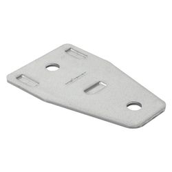 Walraven Strut Schienenverbinder T flach, 131x80mm für T-Konstruktionen, BUP Stahl... WALRAVEN-66588301 8712993196296 (Abb. 1)