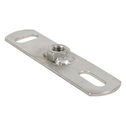 Walraven Grundplatte CO2-geschweißt, Innengewinde M12 Länge 145mm, Edelstahl V4A... WALRAVEN-6717012 8712993444595 (Abb. 1)