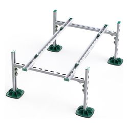 Walraven Yeti Rahmenkonstruktion 130, mit 4x Montagefuß und Matten, für Schienen 41x... WALRAVEN-67685532 8719942032346 (Abb. 1)