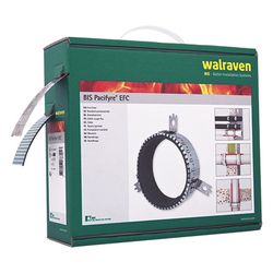 Walraven Pacifyre Brandschutzmanschette EFC, für gedämmte und ungedämmte Rohre, Sp... WALRAVEN-2132100700 8712993951277 (Abb. 1)