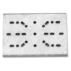 Walraven Fixierplättchen Bismat 70x52x1mm, für sanitären Wandscheiben an Schienen, St... WALRAVEN-0835000 8712993077557 (Abb. 1)