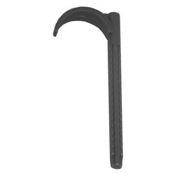 Walraven Dübelhaken einfach 42x8mm, Breite 135mm für Rohrdurchmesser bis 28mm, PA, Gr... WALRAVEN-0852013 8712993347919 (Abb. 1)