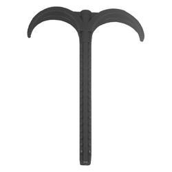 Walraven Dübelhaken doppelt 80x8mm, Breite 115mm für Rohrdurchmesser bis 28mm, PA, Gr... WALRAVEN-0852280 8712993063376 (Abb. 1)