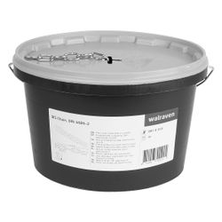 Walraven Rundstahlkette DIN5685-2, 16x5,4mm Stärke 3,0mm kurzgliedrig, 30m im Eimer, ... WALRAVEN-0910013 8712993541485 (Abb. 1)
