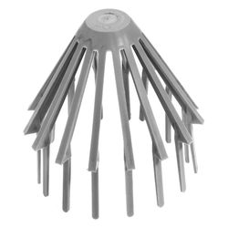Walraven Laubfanggitter, 83x83x68mm für Rohrdurchmesser 60-75mm, Polypropylen, Grau R... WALRAVEN-5952060 8712993002764 (Abb. 1)