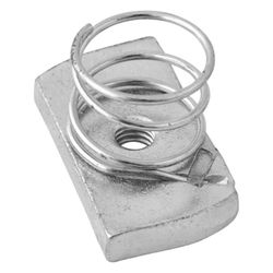 Walraven Strut Schiebemutter M10, 19x34x21mm mit Feder 13mm, feuerverzinkt, 6518110... WALRAVEN-6518110 8712993542451 (Abb. 1)