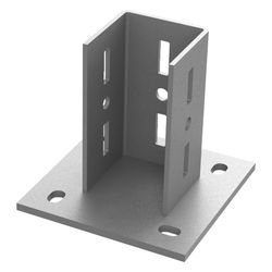 Walraven Maxx Profilfuß BP100, 220x220x210mm für Maxx-Profil 100x100mm, feuerverzinkt... WALRAVEN-6581820 8719942049443 (Abb. 1)