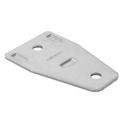 Walraven Strut Schienenverbinder T flach, 131x80mm für T-Konstruktionen, BUP Stahl... WALRAVEN-66588301 8712993196296 (Abb. 1)