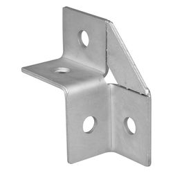 Walraven Strut Schienenverbinder 2D 90 Grad, 105x105x45mm 2x2-Loch 13mm, Edelstahl 1... WALRAVEN-66597914 8719942006002 (Abb. 1)