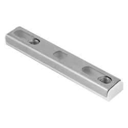 Walraven Duplo Montageplatte, 146,4x20x2mm, 2x M8 Abstand 90-130mm, PP, Stahl elektro... WALRAVEN-6743002 8712993006809 (Abb. 1)