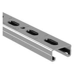 Walraven RapidStrut Montageschiene BUP, C-Profil 41x21mm Länge 2m Stärke 2,5mm... WALRAVEN-65018227 8712993097241 (Abb. 1)