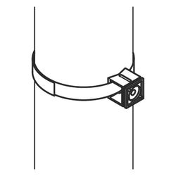 Walraven Klettband IKS-2000, Breite 12mm Rolle 25m für Schilderhalter, Schwarz... WALRAVEN-0200310 8712993427772 (Abb. 1)