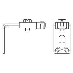 Walraven Wandhalter 7524, für Heizkörperbefestigungssatz, elektrolytisch verzinkt... WALRAVEN-0752400 8712993011711 (Abb. 1)