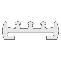 Walraven Gummieinlage 30x3mm, Länge 50m Temperatur bis 200 Grad C, Silikon, Rotbraun... WALRAVEN-0845304 8712993752614 (Abb. 1)