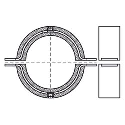 Walraven Bisofix Kälteschelle 88, Gewinde M16, -50 bis 105 Grad C, für Rohrdurchmesse... WALRAVEN-0880273 8712993063185 (Abb. 1)